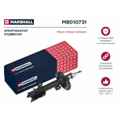 Амортизационная стойка Marshall, газомасляная, передняя, левая, 1 шт, арт. M8010731