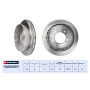 Диск тормозной Marshall, арт. M2000591