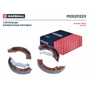 Колодки тормозные барабанные Marshall, комплект на ось (4 шт), арт. M2520223