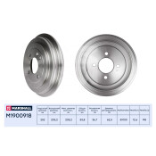 Барабан тормозной Marshall, арт. M1900918