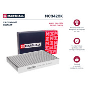 Фильтр салонный Marshall, угольный, арт. MC3420K