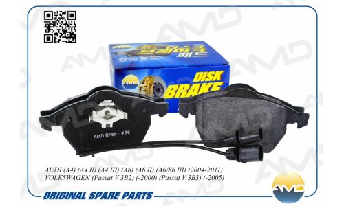 Колодка дискового тормоза | перед AMD, арт. AMD.BF551