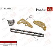 Комплект для замены цепи ГРМ MasterKit 77B0249K для двигателя G4KJ