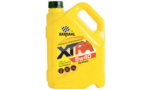 Масло моторное Bardahl XTRA 5w40 синтетическое API SN, ACEA C3, универсальное, 5л, арт. 34123