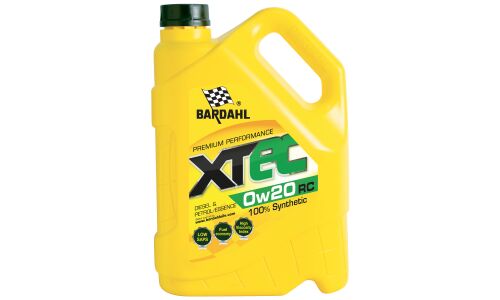 Масло моторное Bardahl XTEC RC 0w20, синтетическое, API SN+ RC, ACEA C5, ILSAC GF-5, универсальное, 5л, арт. 33013