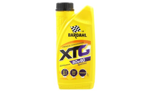 Масло трансмиссионное Bardahl XTG TDL 80w90, синтетическое, API GL-4/GL-5/MT-1, для МКПП и дифференциалов, 1л, арт. 34981