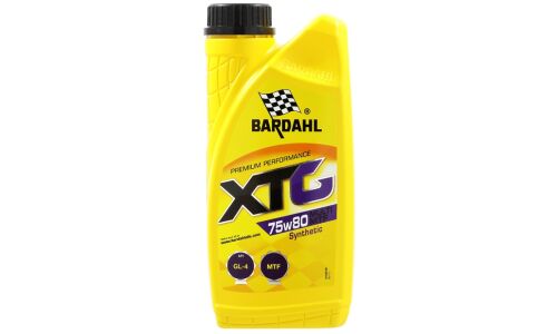 Масло трансмиссионное Bardahl XTG Multi MTF 75w80, синтетическое, API GL-4, для МКПП и дифференциалов, 1л, арт. 34991