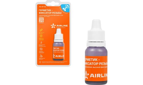 Фиксатор резьбы Airline Sealant-lock Thread, вал-втулочный, неразъёмный, анаэробный, флакон 6мл, арт. AG-AF-02