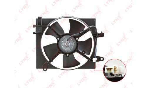 Вентилятор охлаждения радиатора LYNXauto, арт. RF-1180