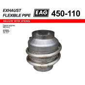 Сильфон выхлопной трубы EAG, арт. 450-110