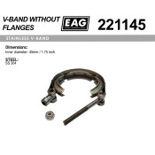 Хомут V-Band 45мм/1.75' SS304 EAG, арт. 221145
