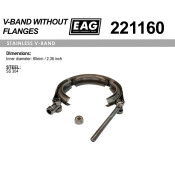 Хомут V-Band 60мм/2.36' SS304 EAG, арт. 221160