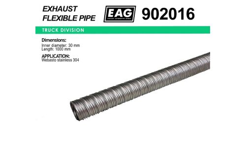 Металлорукав автономного отобителя нерж. 304 30х1000 EAG, арт. 902016