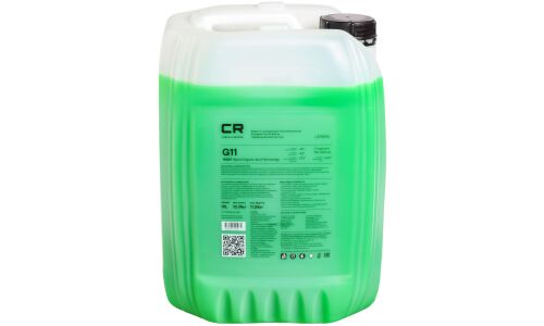 Антифриз Carville Racing, H-OAT, G11, зелёный, флуоресцентный, -40°С, 10л, арт. L2018106