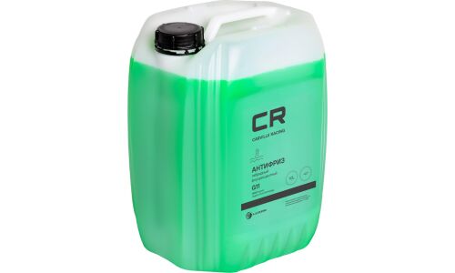 Антифриз Carville Racing, H-OAT, G11, зелёный, флуоресцентный, -40°С, 10л, арт. L2018106