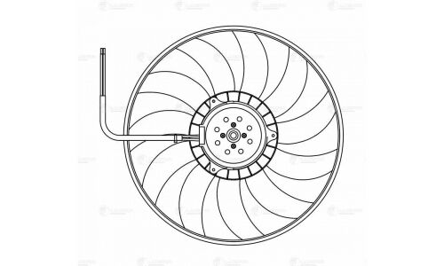 Э/вентилятор охл. Luzar, арт. LFc 1808
