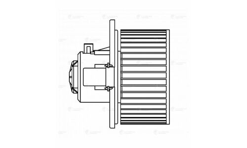 Э/вентилятор отоп. Luzar, арт. LFh 0804