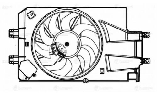 Вентилятор охлаждения радиатора Luzar, арт. LFK 0193