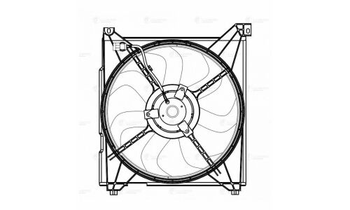 Вентилятор охлаждения радиатора Luzar, арт. LFK 0826
