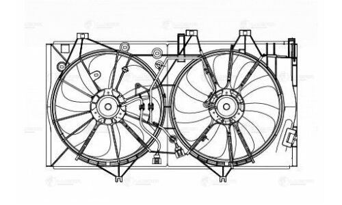Вентилятор охлаждения радиатора Luzar, арт. LFK 1909