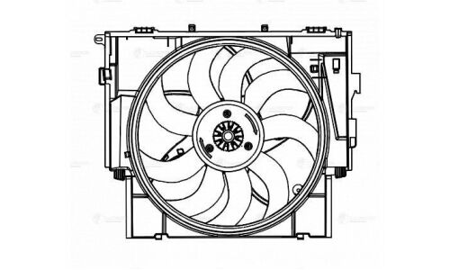 Вентилятор охлаждения радиатора Luzar, арт. LFK 2610