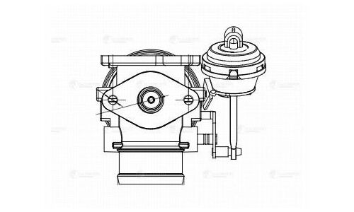 Клапан EGR (рециркуляции выхл. газов) Luzar, арт. LVEG 1864