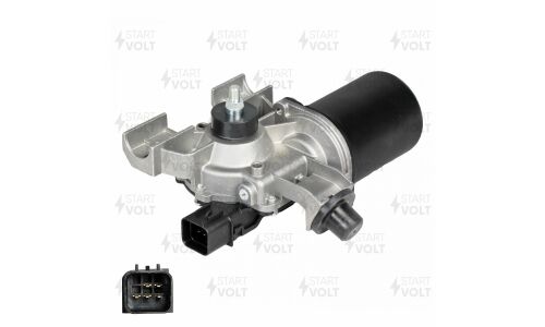 Мотор-редуктор стеклоочистителя Startvolt, для Hyundai Solaris, KIA Rio, арт. VWF 08L4