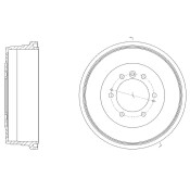 Барабан тормозной   GD-06475 G-brake, арт. GD06475