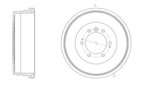 Барабан тормозной   GD-06475 G-brake, арт. GD06475