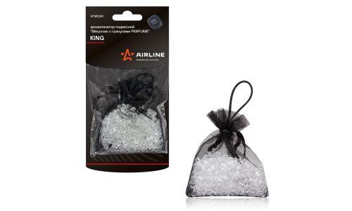 Ароматизатор подвесной Airline «Мешочек с гранулами Parfume» King (Парфюм), полимерный, 20г, арт. AFME249