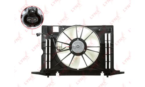 Вентилятор охлаждения радиатора LYNXauto, арт. RF-1676