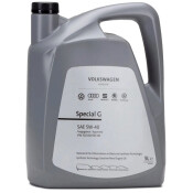 Масло моторное VAG Special G 5w40, синтетическое, VW 502.00/505.00, для бензинового двигателя, 5л, арт. G S55 502 M4