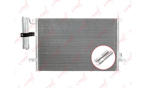 Радиатор кондиционера LYNXauto, арт. RC-0028