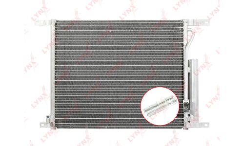 Радиатор кондиционера LYNXauto, арт. RC-0033