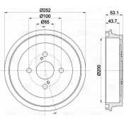Барабан тормозной Trialli, арт. TF 051342