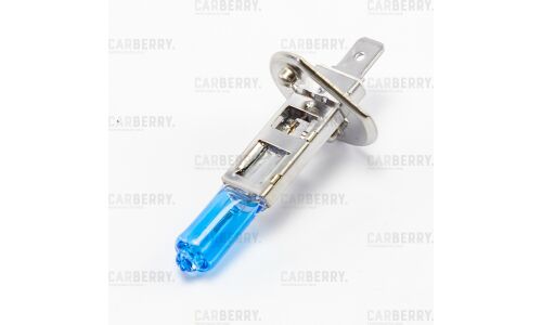 Лампа галогенная Carberry Power Light H1 (P14.5s, T8) 12В, 55Вт, 4000К, 1 шт, арт. 31CA11PL
