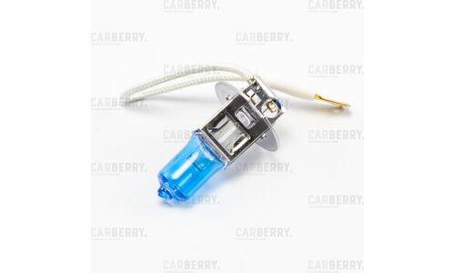 Лампа галогенная Carberry Power Light H3 (PK22s, T12), 12В, 55Вт, 4000К, 1 шт, арт. 31CA12PL