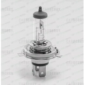 Лампа галогенная Carberry Power Light H4 (P43t, T16), 12В, 60/55Вт, 3200К, 1 шт, арт. 31CA7PL