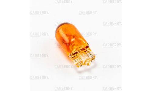 Лампа Carberry Day&Night WY5W (W2.1x9.5d, T10), 12В, 5Вт, оранжевая, 1 шт, арт. 32CA4
