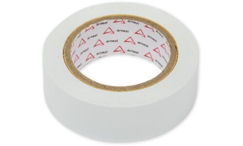 Изолента ПВХ 19 мм x10 м толщина 130 мик белая ARNEZI, арт. R8030503