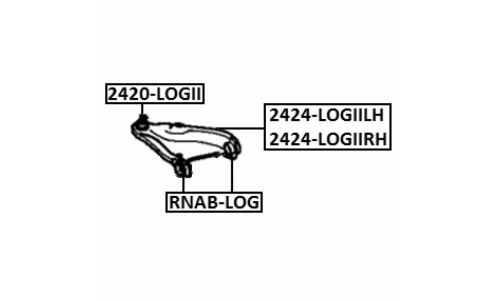 Опора шаровая Febest, передняя, нижняя, арт. 2420-LOGII