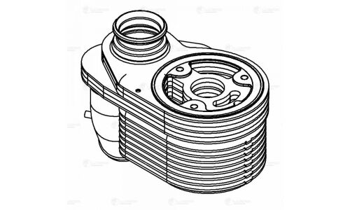 Радиатор масляный IVECO Daily V 2011-> mot.2,3JTD LUZAR LOc 1601 Luzar, арт. LOc 1601