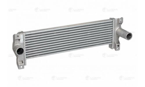 Радиатор интеркулера) для а/м SsangYong Kyron (05-)/Actyon (05-) (алюм. бачки) Luzar, арт. LRIC 1749