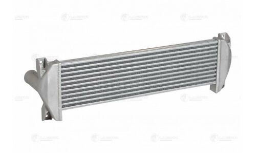 Радиатор интеркулера) для а/м SsangYong Kyron (05-)/Actyon (05-) (алюм. бачки) Luzar, арт. LRIC 1749
