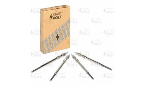 Свеча накаливания Startvolt, для Citroen Jumper / Boxer (2.2D), комплект 4 шт, арт. GLSP 502