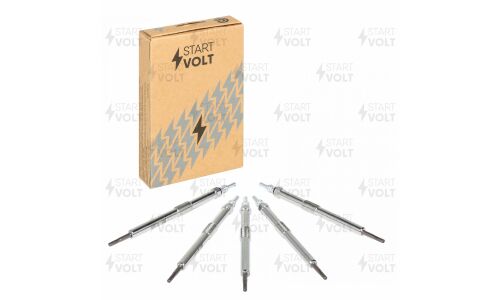 Свеча накаливания Startvolt, для SsangYong Kyron (2.7TD), комплект 5 шт, арт. GLSP 507