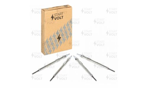 Свеча накаливания Startvolt, для SsangYong Actyon (2.0D), комплект 4 шт, арт. GLSP 511