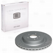 Диск тормозной Trialli, задний, правый/левый, для Mercedes-Benz M-Series / GLE-Series / GLS-Series, 1 шт, арт. DF 1552s