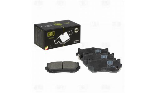 Колодки тормозные дисковые Trialli задние, комплект на ось (4 шт), арт. PF 0880