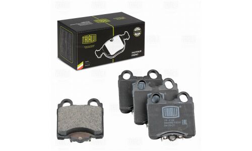 Колодки тормозные дисковые Trialli задние, комплект на ось (4 шт), арт. PF 4104